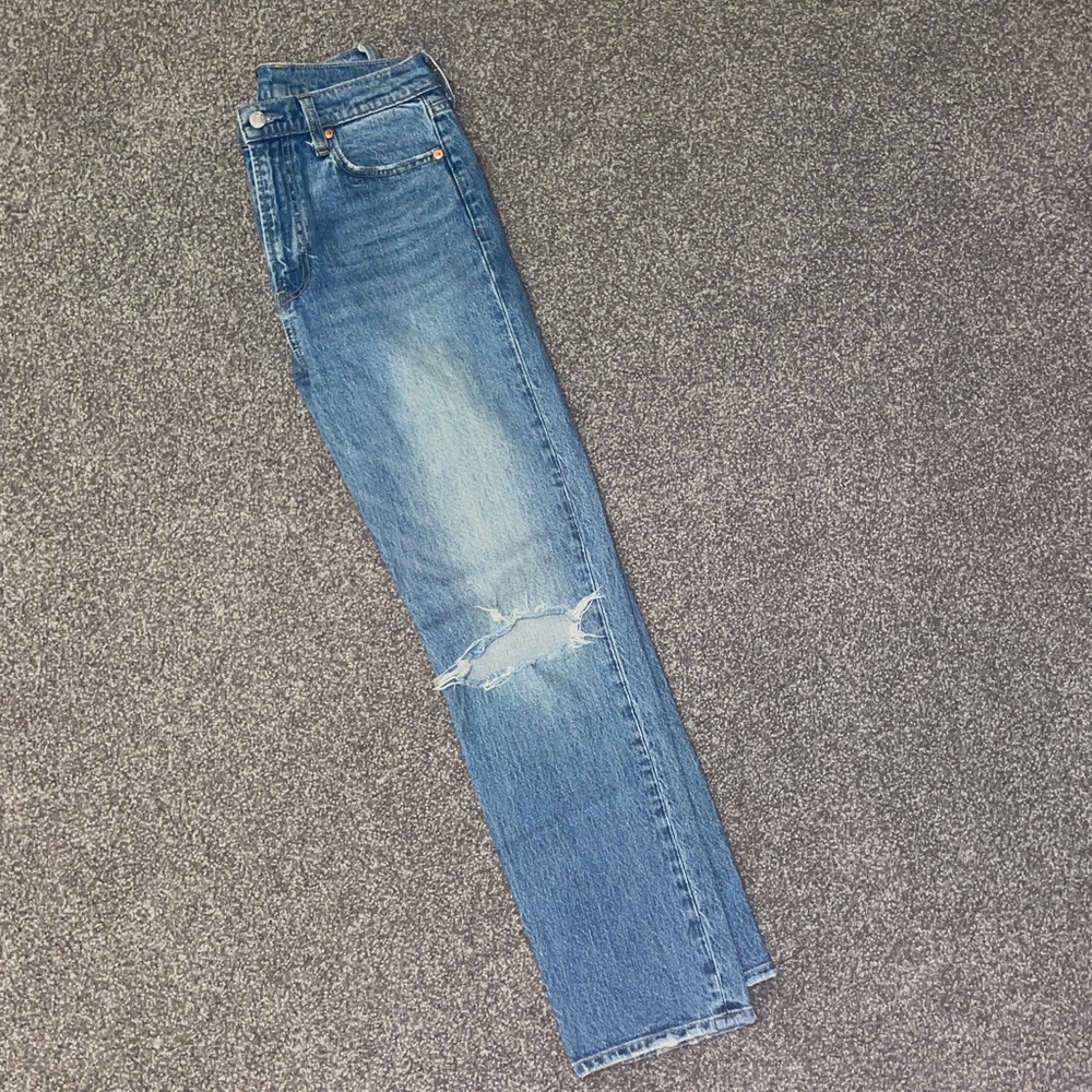 GAP Cheeky Straight Sky High Jeans 27 / 4 Long